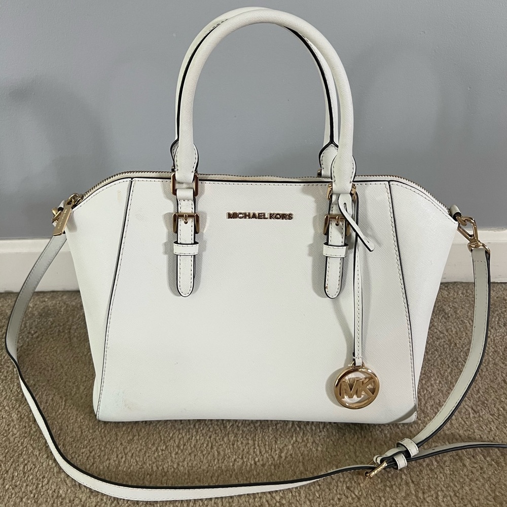 White Michael Kors Purse